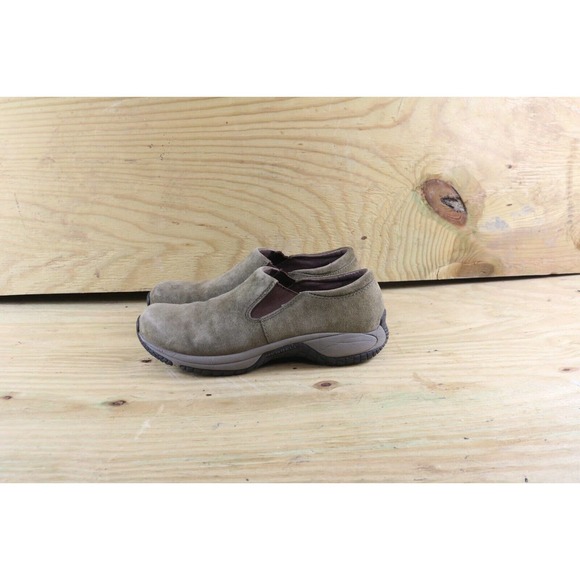 Merrell Jungle Moccasins Womens Sz 10 Brown Encore Slip On Shoes - Picture 1 of 6